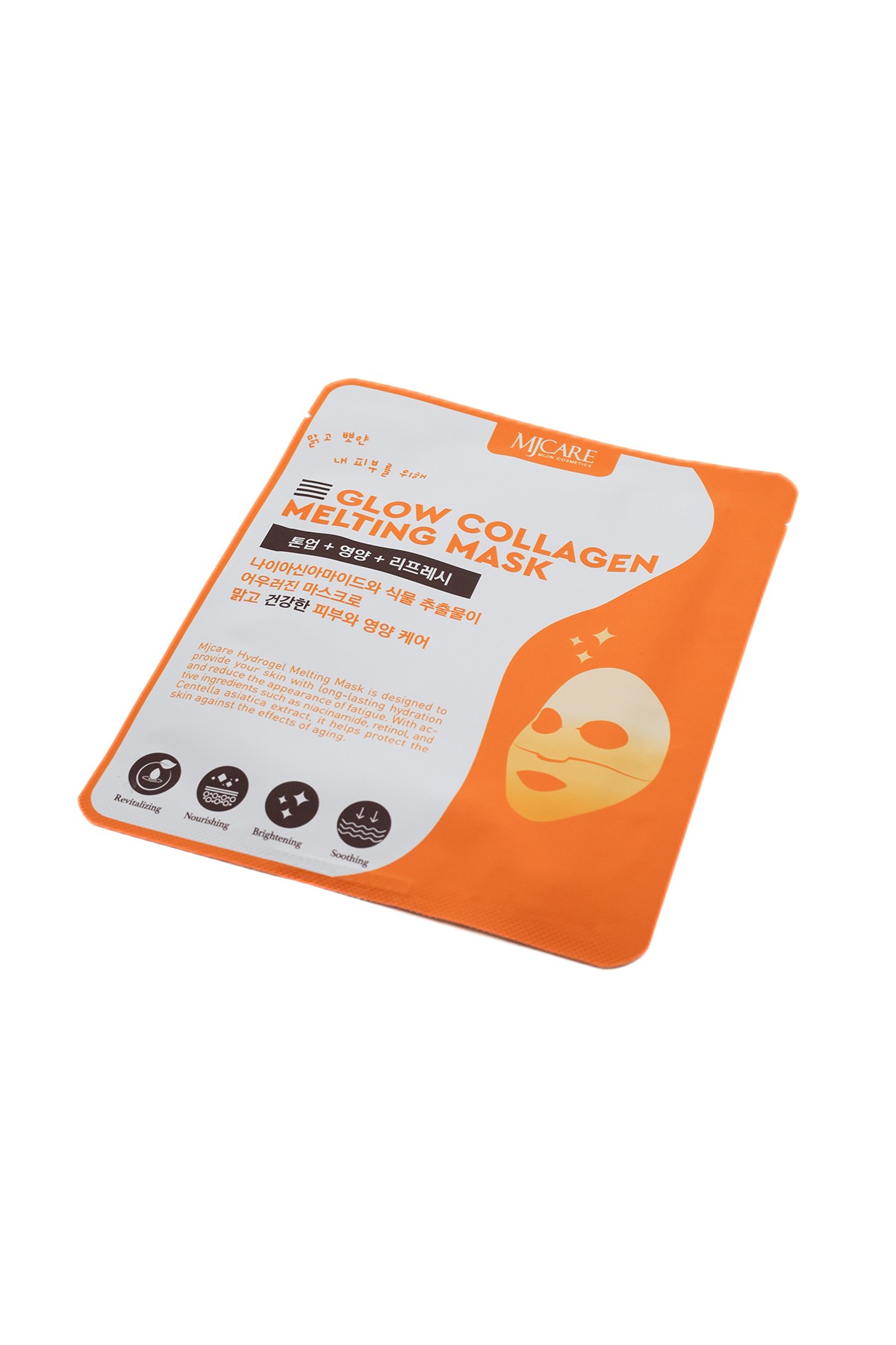 Mjcare Glow Collagen Melting Mask - Hydrojel Şeffaflaşan Eriyen Maske