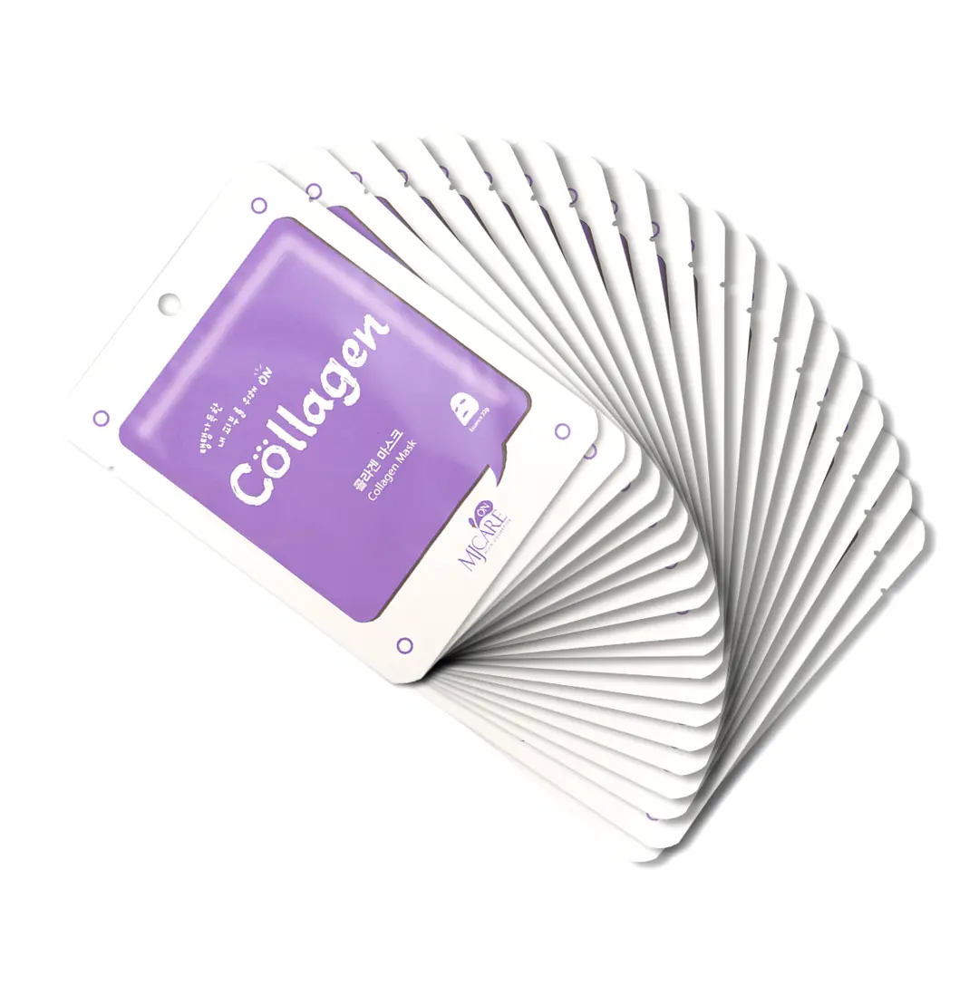 MJCARE On Collagen Mask 20'li Kolajen Özlü Sıkılaştırıcı ve Nemlendirici Yüz Maskesi