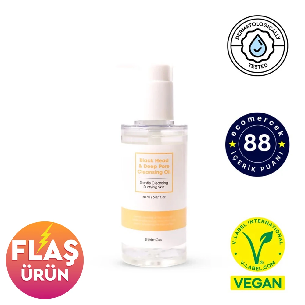 Bibimcos Black Head&Deep Pore Cleansing Oil 150ml New Version