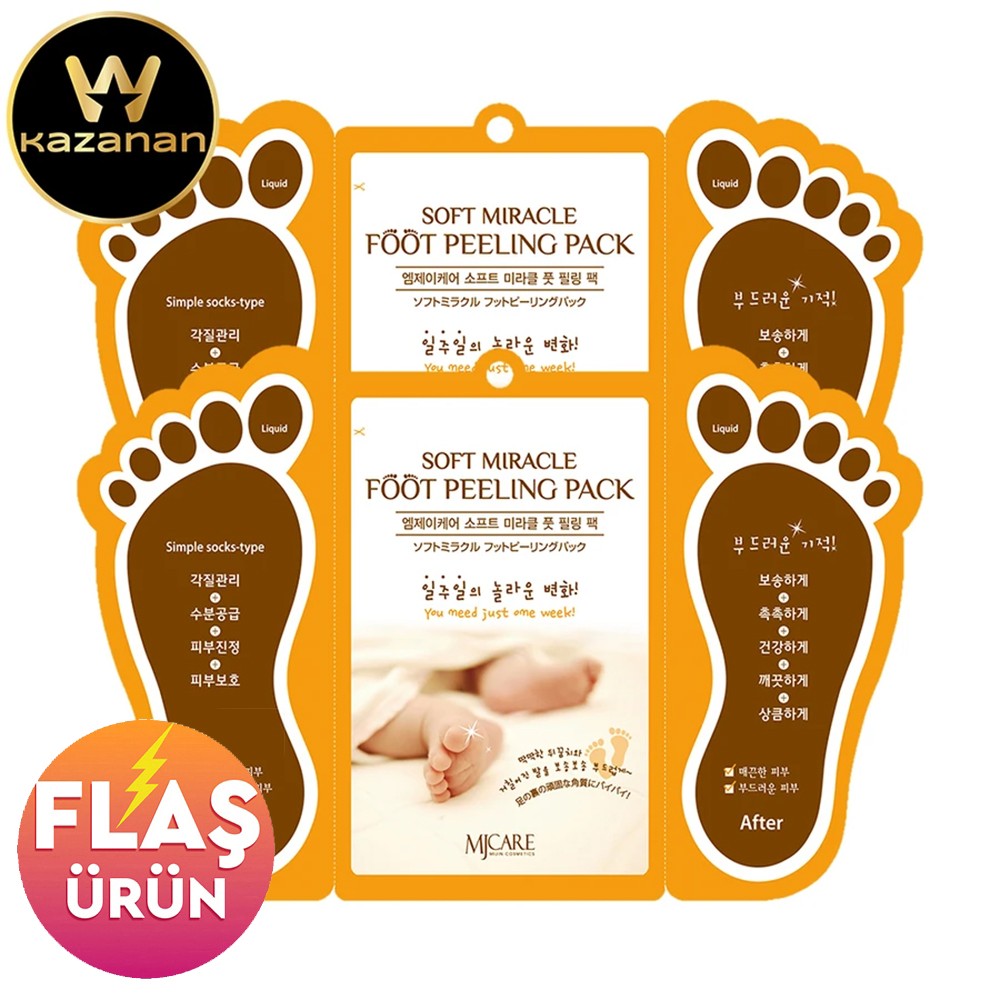 Mjcare Soft Miracle Foot Peeling Pack 2-piece