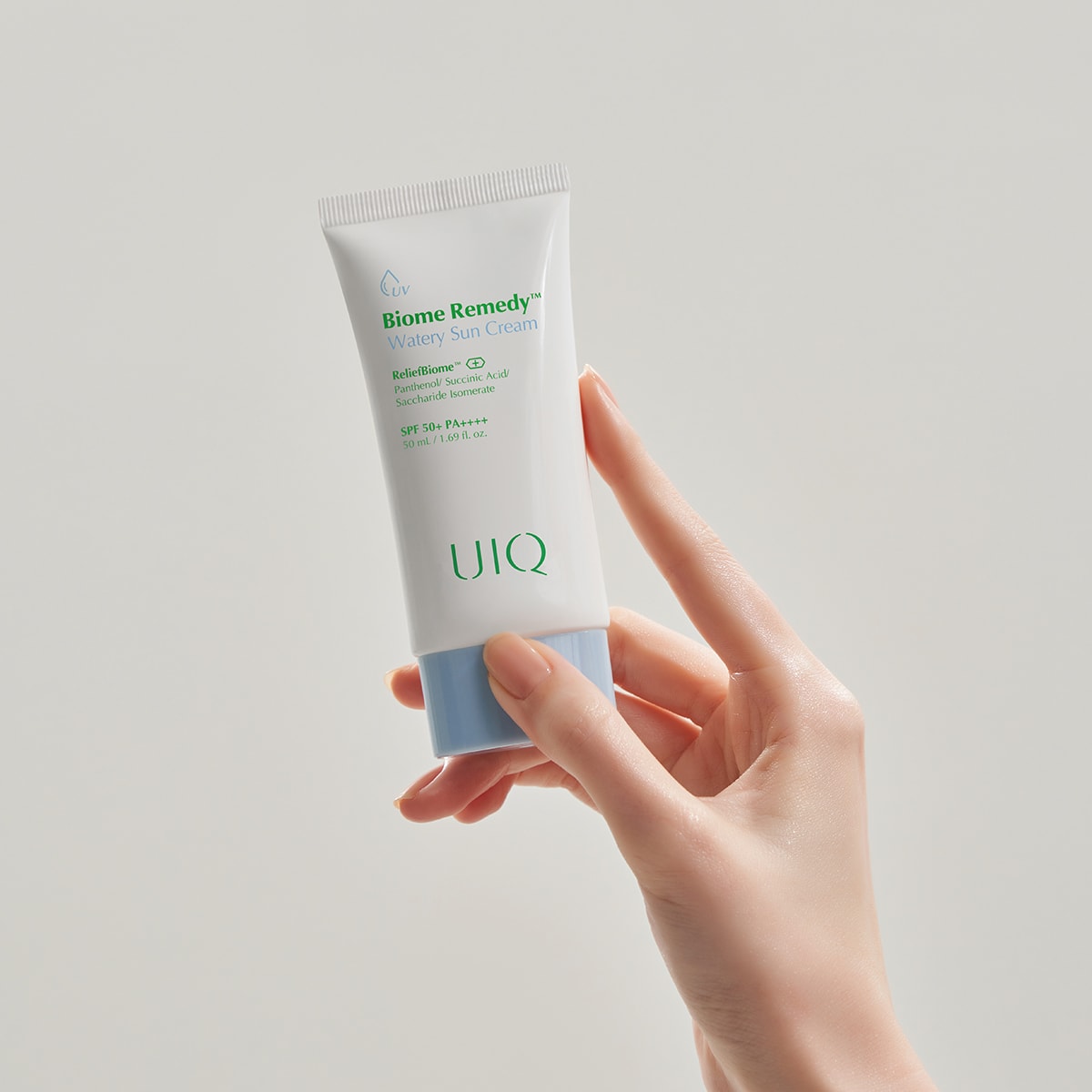UIQ Biome Remedy™ Watery Sun Cream 50ml SPF50+ ve PA++++ - Nemlendirici Güneş Koruyucu