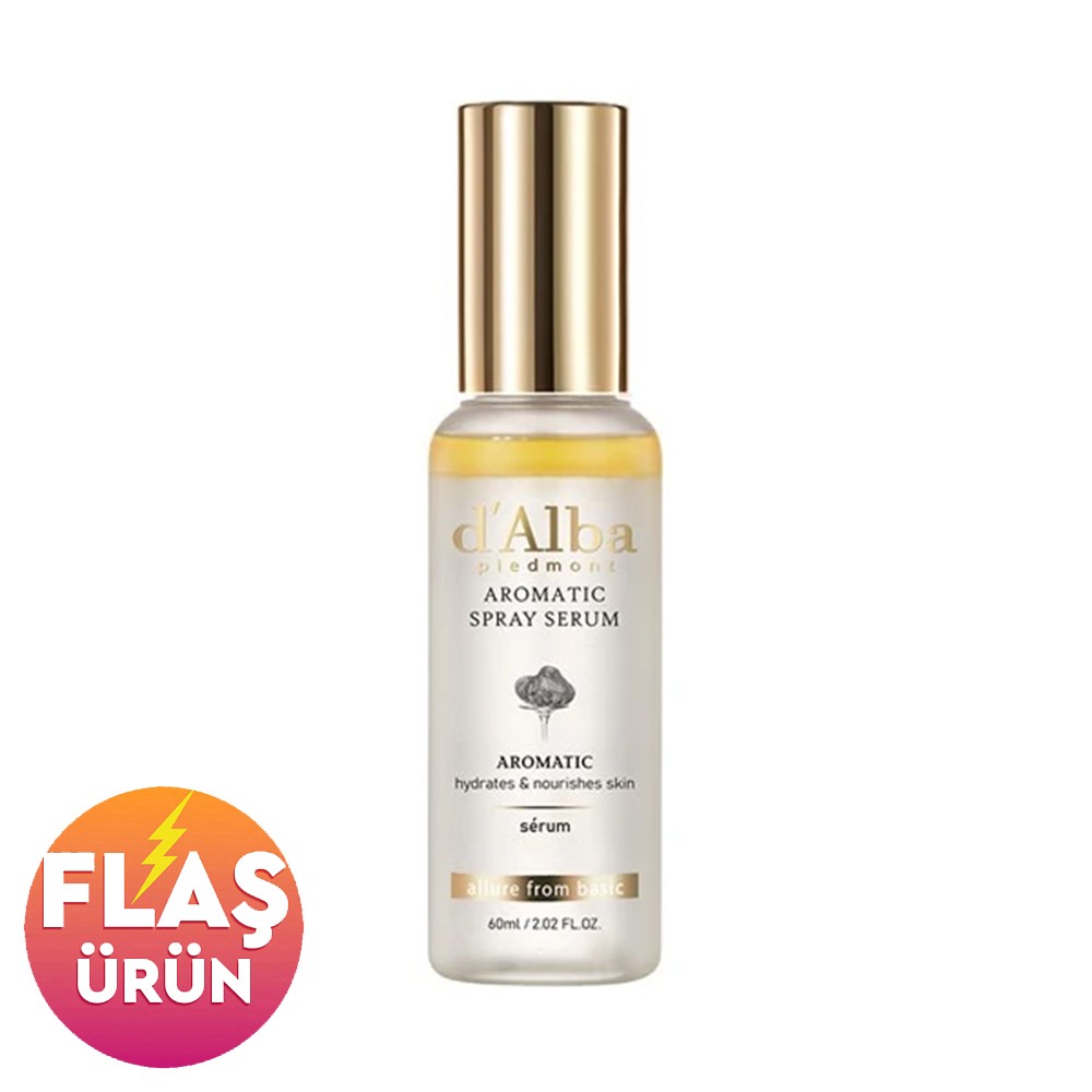 d'Alba Aromatic Spray Serum 60ml - Yoğun nemlendirici ve besleyici sprey serum