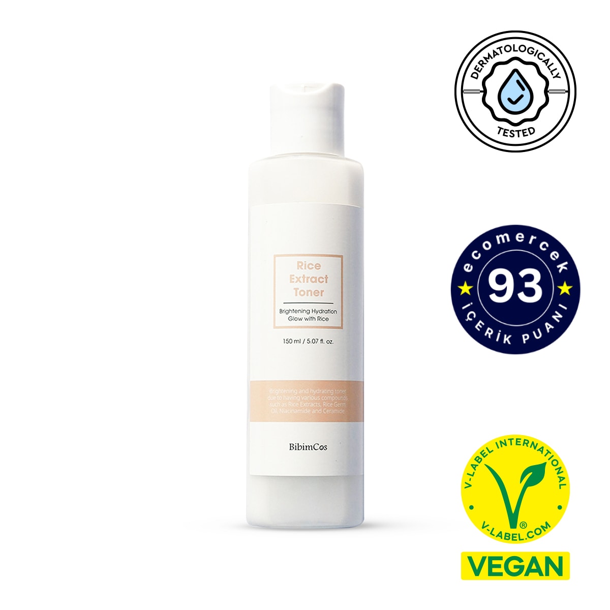 Bibimcos Rice Extract Toner 150ml