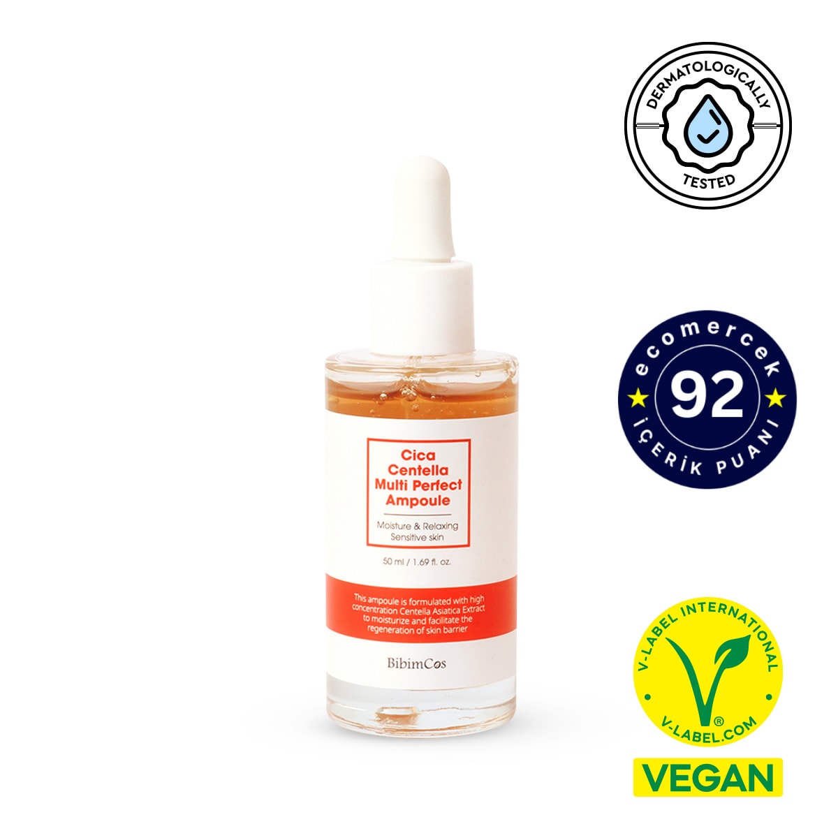 Bibimcos Cica Centella Multi Perfect Ampoule 50ml