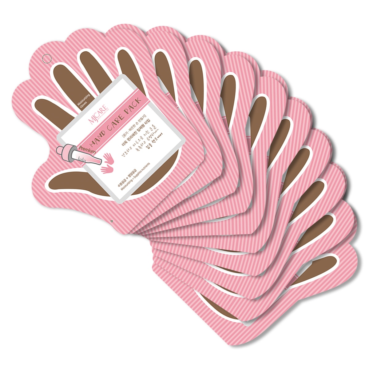 Mjcare Premium Hand Care Pack - Eldiven Tipi El Maskesi 10'lu