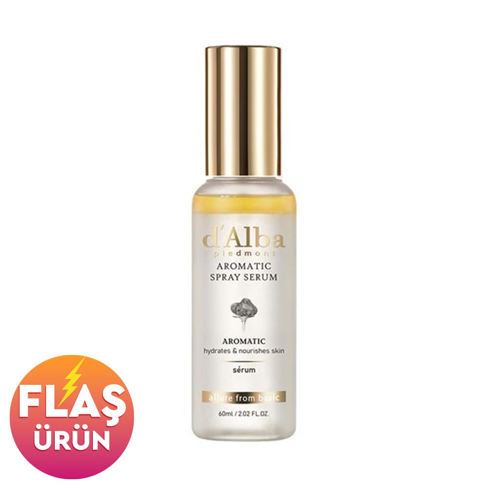 d'Alba Aromatic Spray Serum 60ml - Yoğun nemlendirici ve besleyici sprey serum