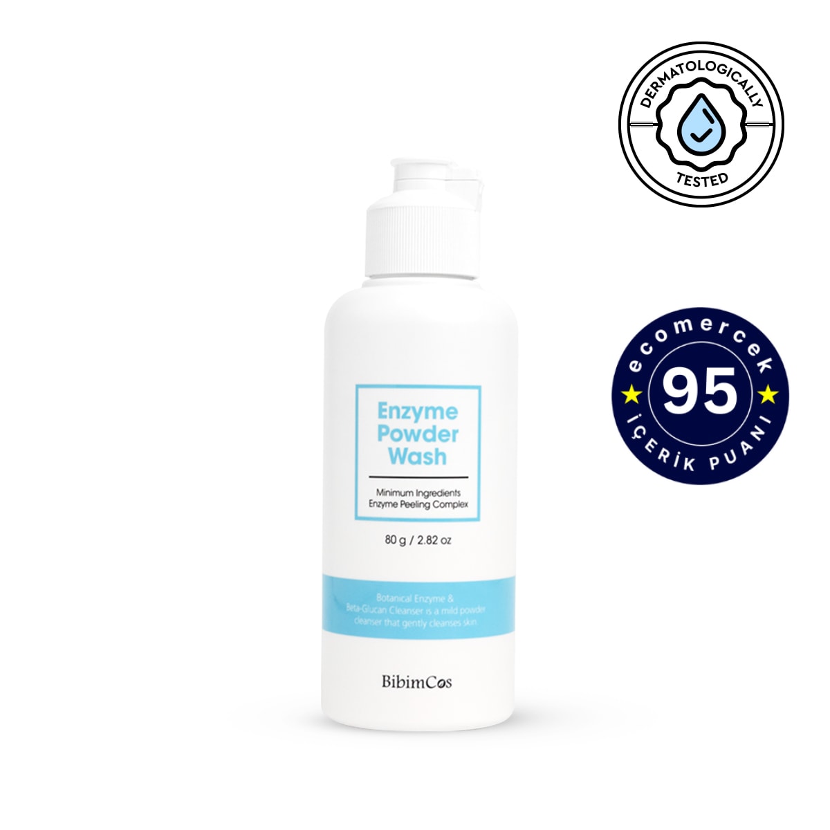 Bibimcos Enzyme Powder Wash 80gr - Arındırıcı Toz Temizleyici
