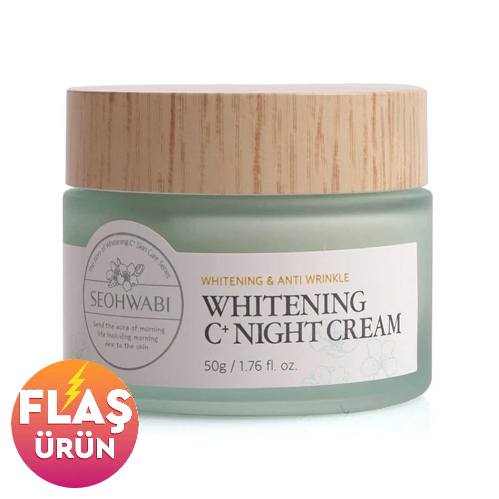 Seohwabi Whitening C+ Night Cream - Lekeli Ciltler İçin Aydınlatıcı Gece Kremi