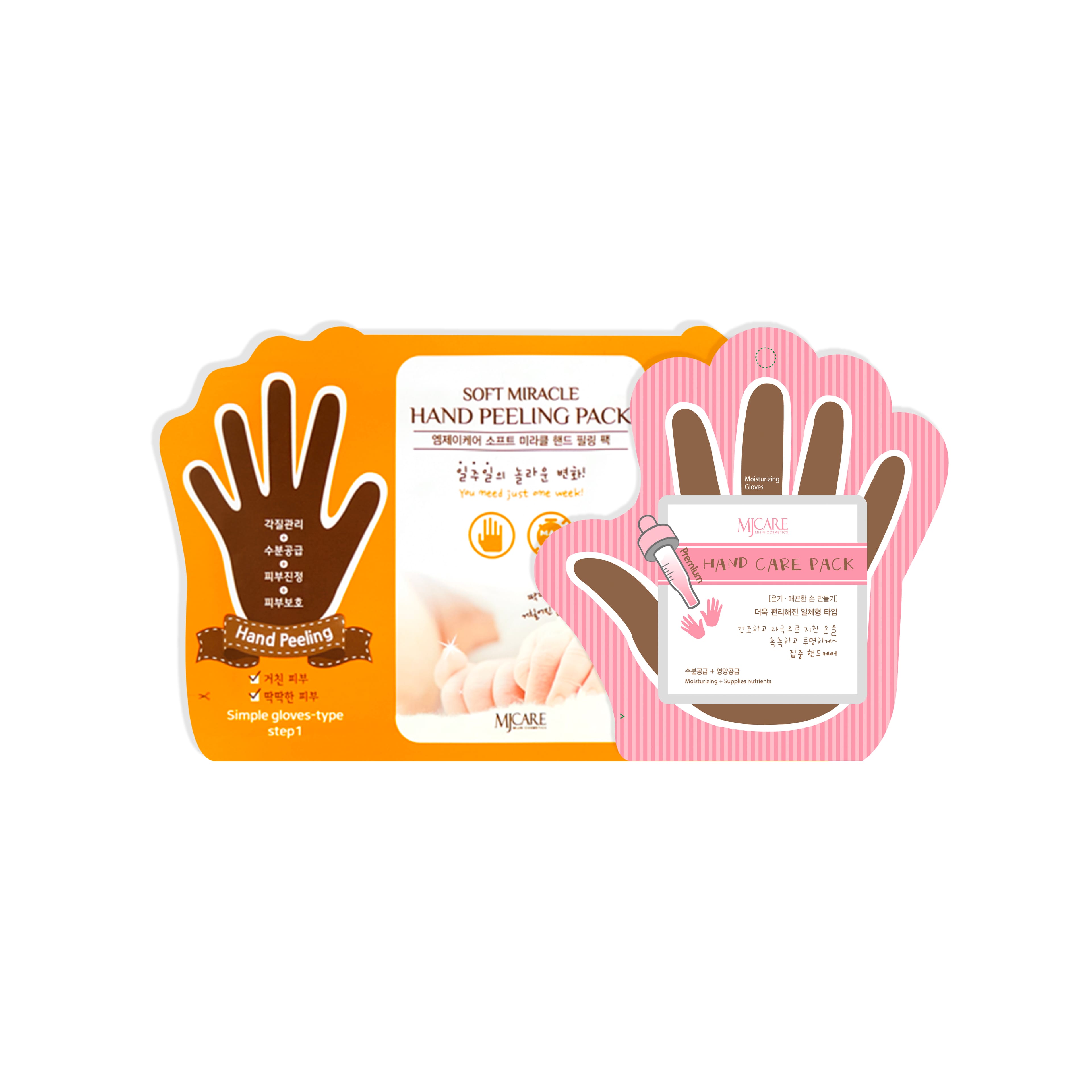 Mjcare El Peeling ve Nemlendirici Maske Seti