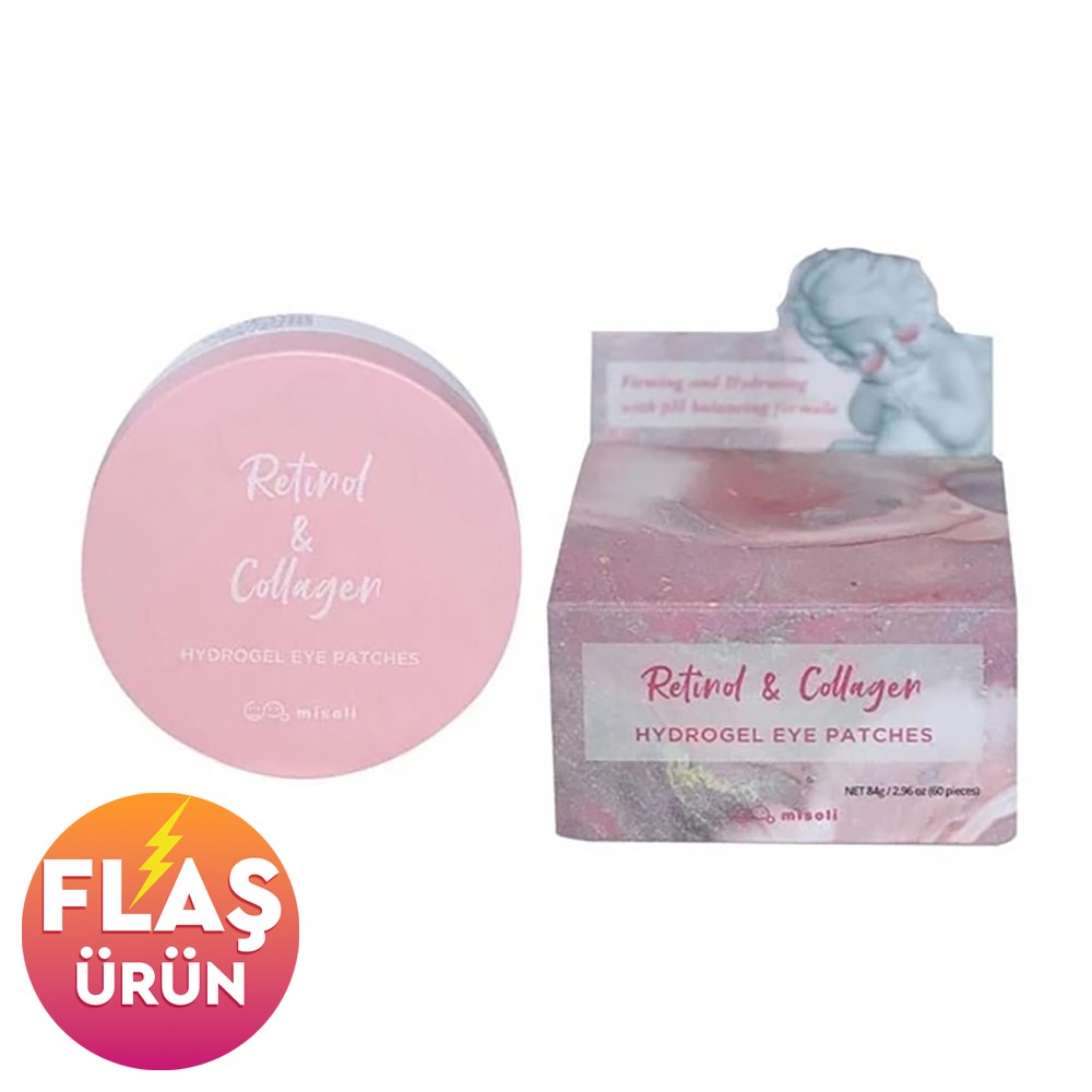 Misoli Retinol Ve Hidrolize Kolajen İçeren Göz Maskesi - Eye Patch 30 Kullanımlık
