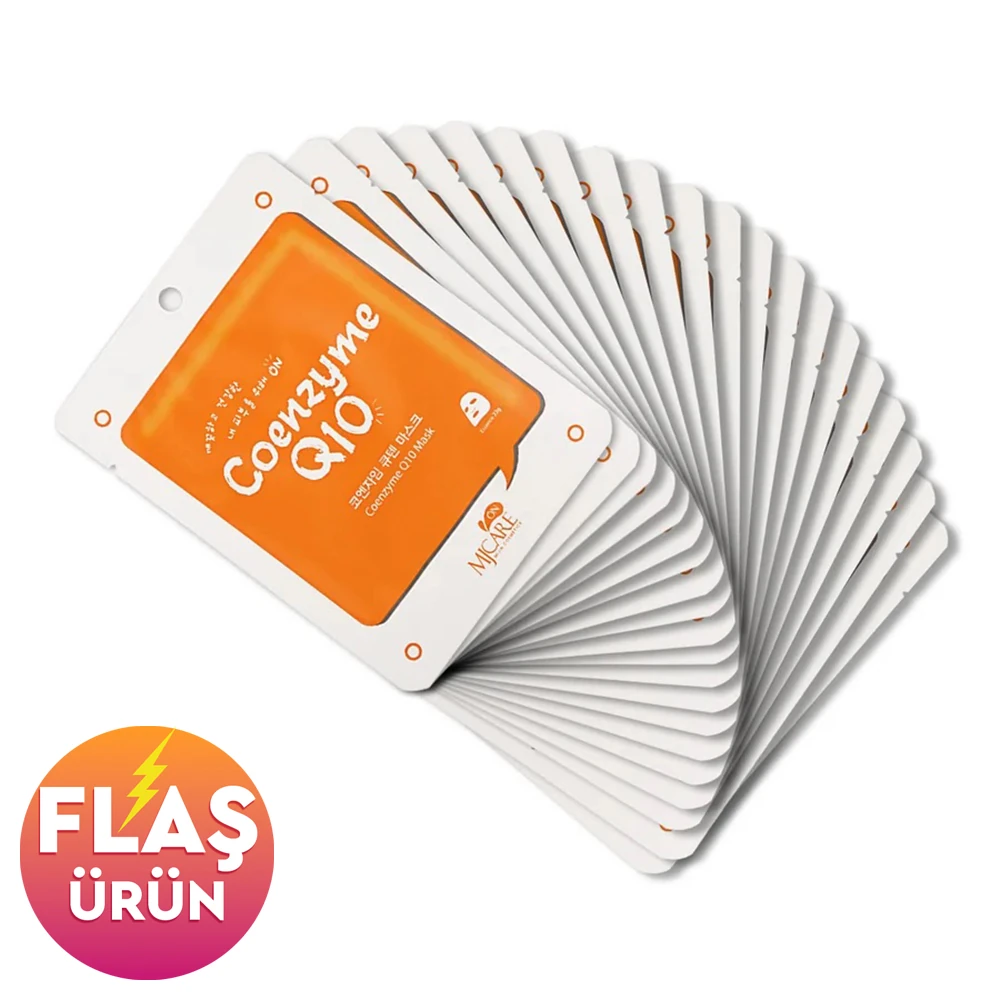 Mjcare On Coenzyme Mask - Koenzim Q10 İçeren Yüz Maskesi 20'li