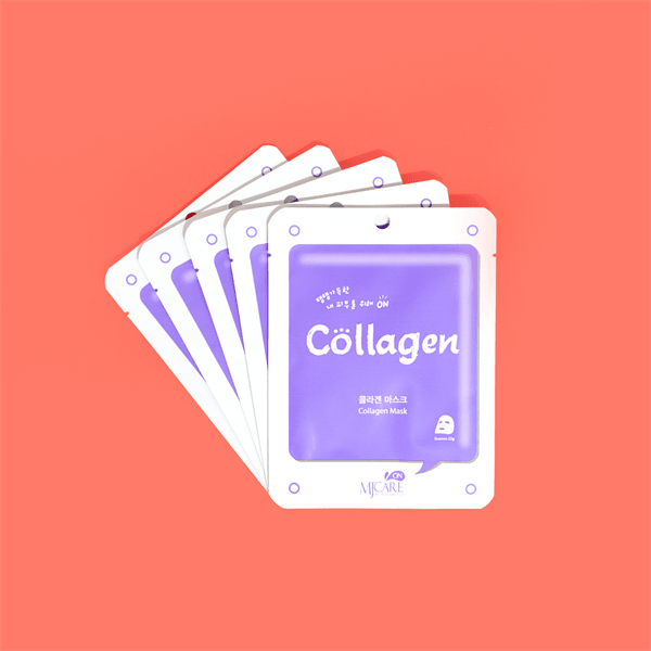 Mjcare On Collagen Mask - Kolajen Özlü Yüz Maskesi 5'li