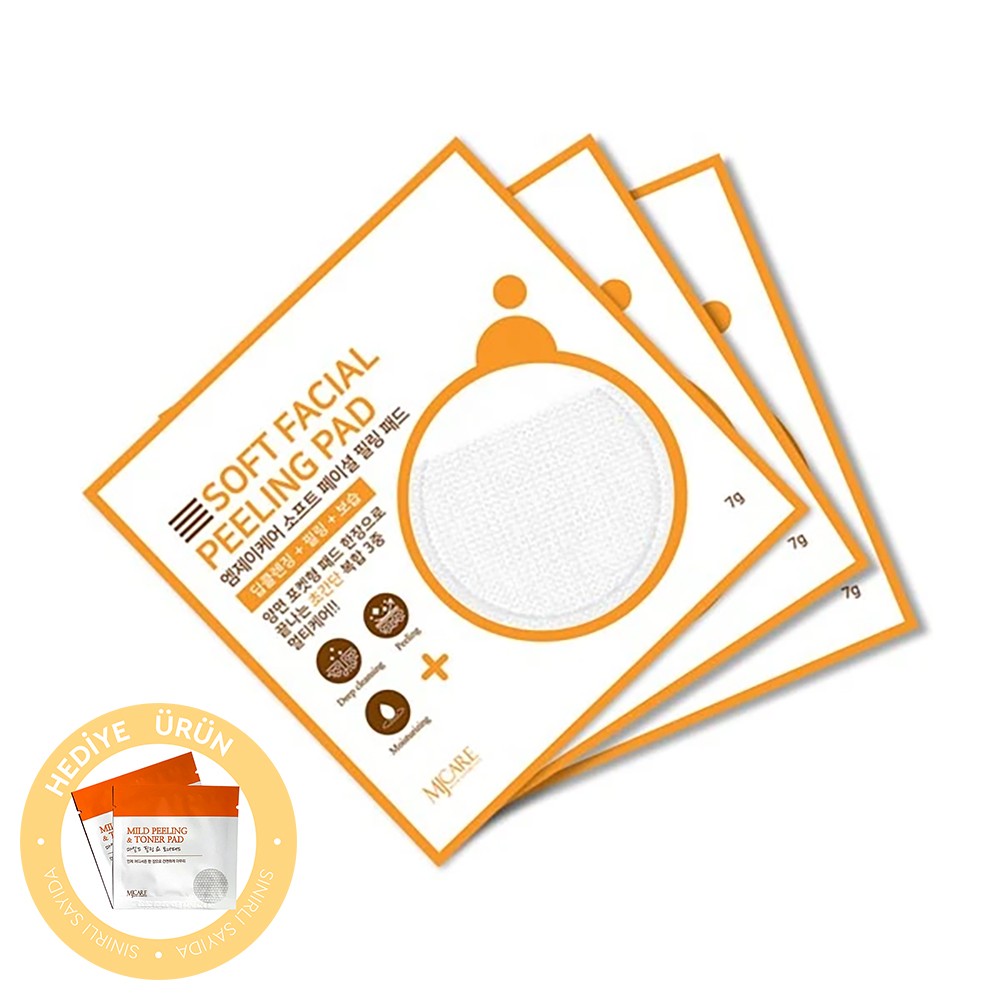 Mjcare Face Peeling - Yüz Peeling Pad 3'lü