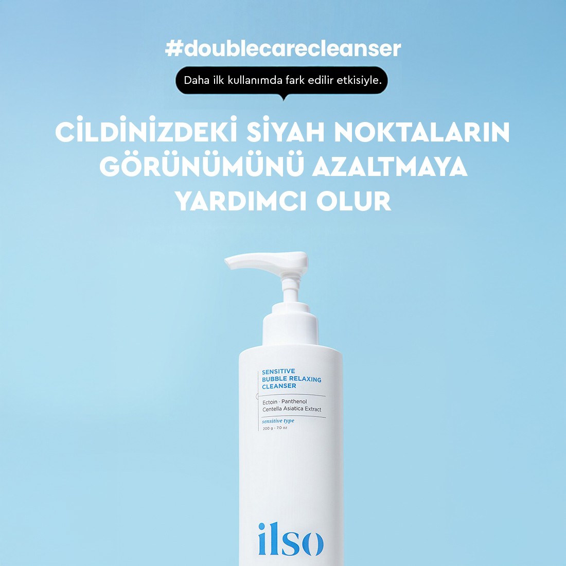 Ilso Yüz Temizleme Köpüğü + 2 Aşamalı Burun Bandı Seti