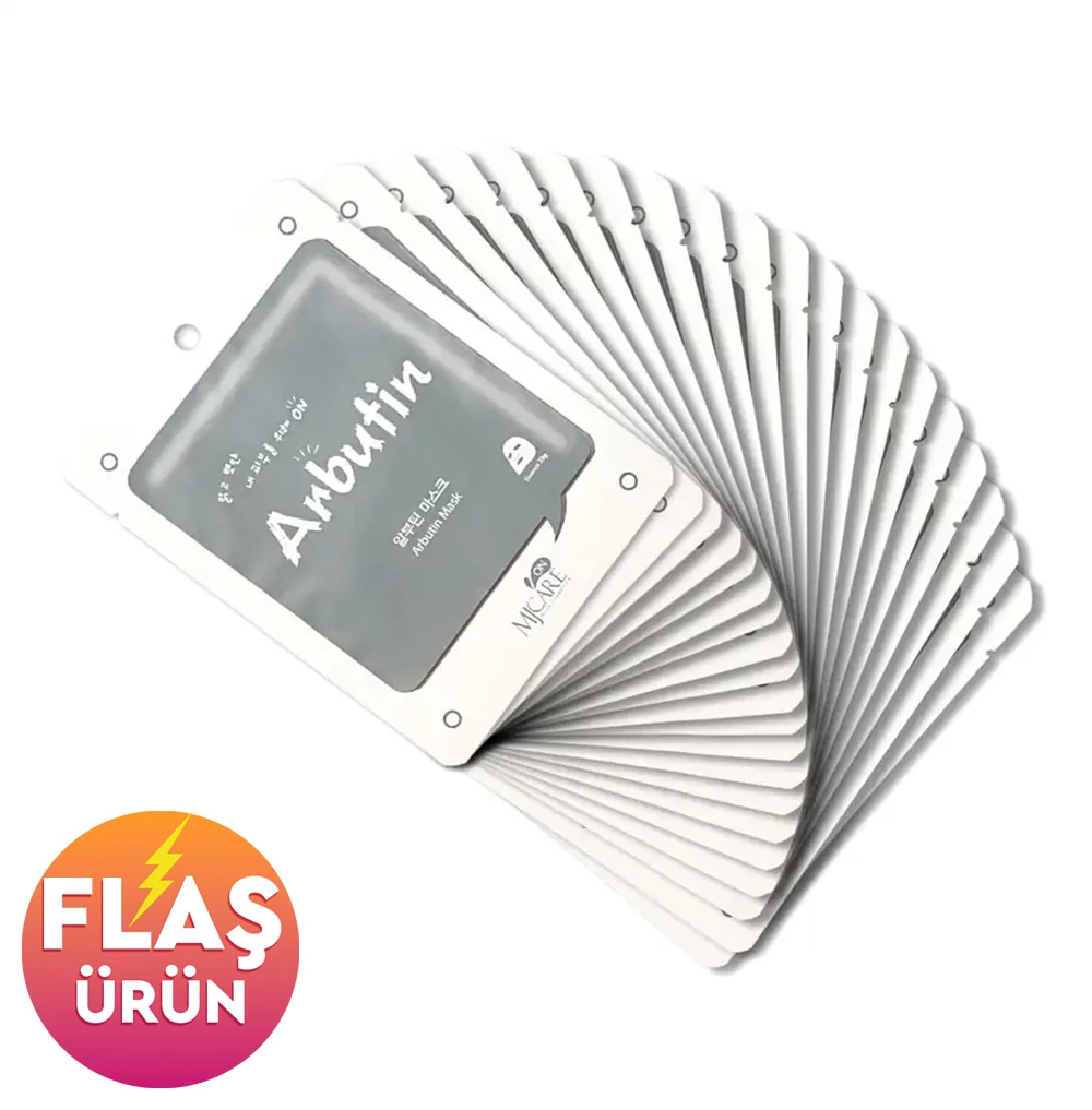 Mjcare On Arbutin Mask - Arbutin Özlü Yüz Maskesi 20'li