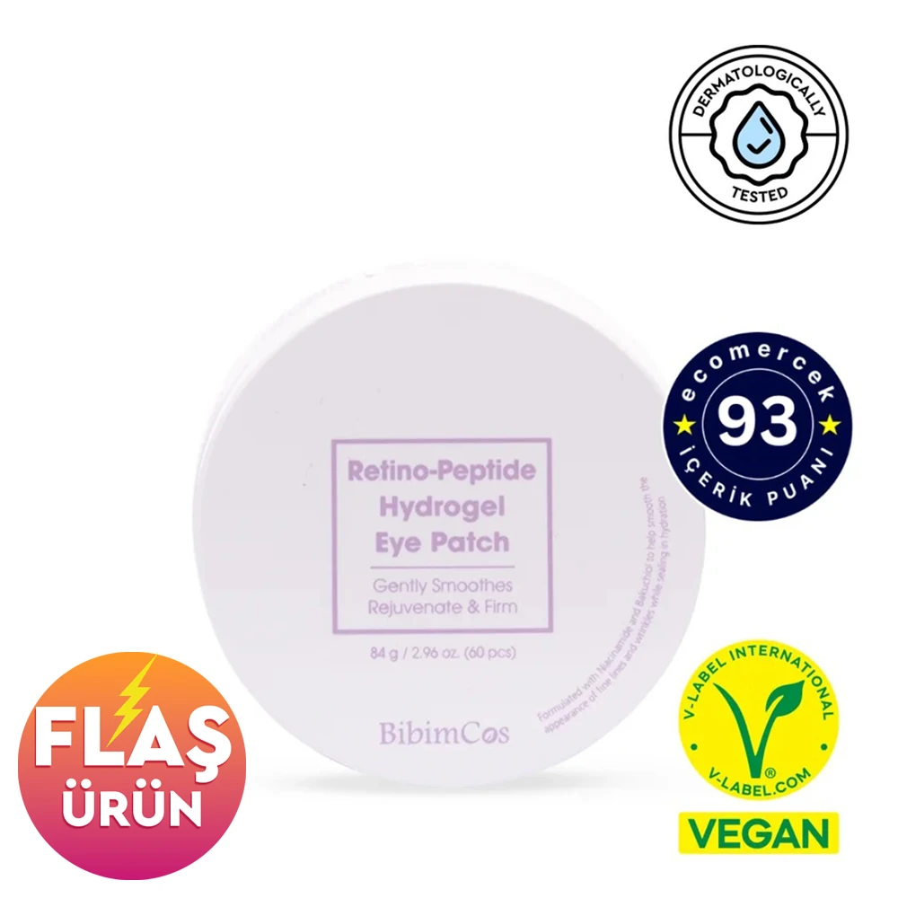 Bibimcos Retino-Peptide Hydrogel Eye Patch - Göz Maskesi