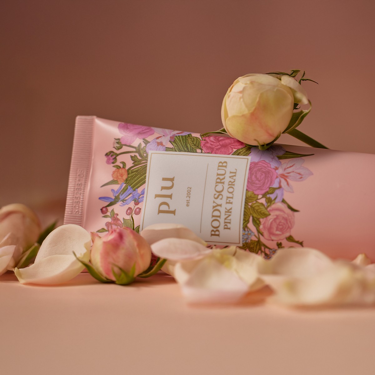 Plu Original Body Scrub Pink Floral 200g