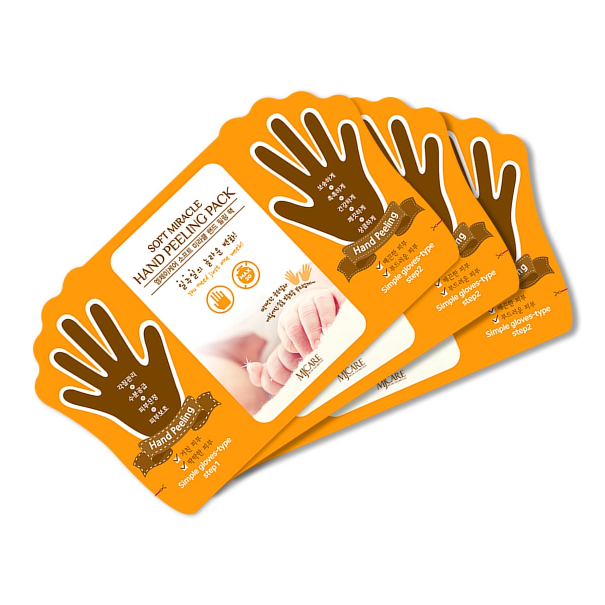 Mjcare Hand Peeling - Soyulan El Peeling Maskesi 3'lü