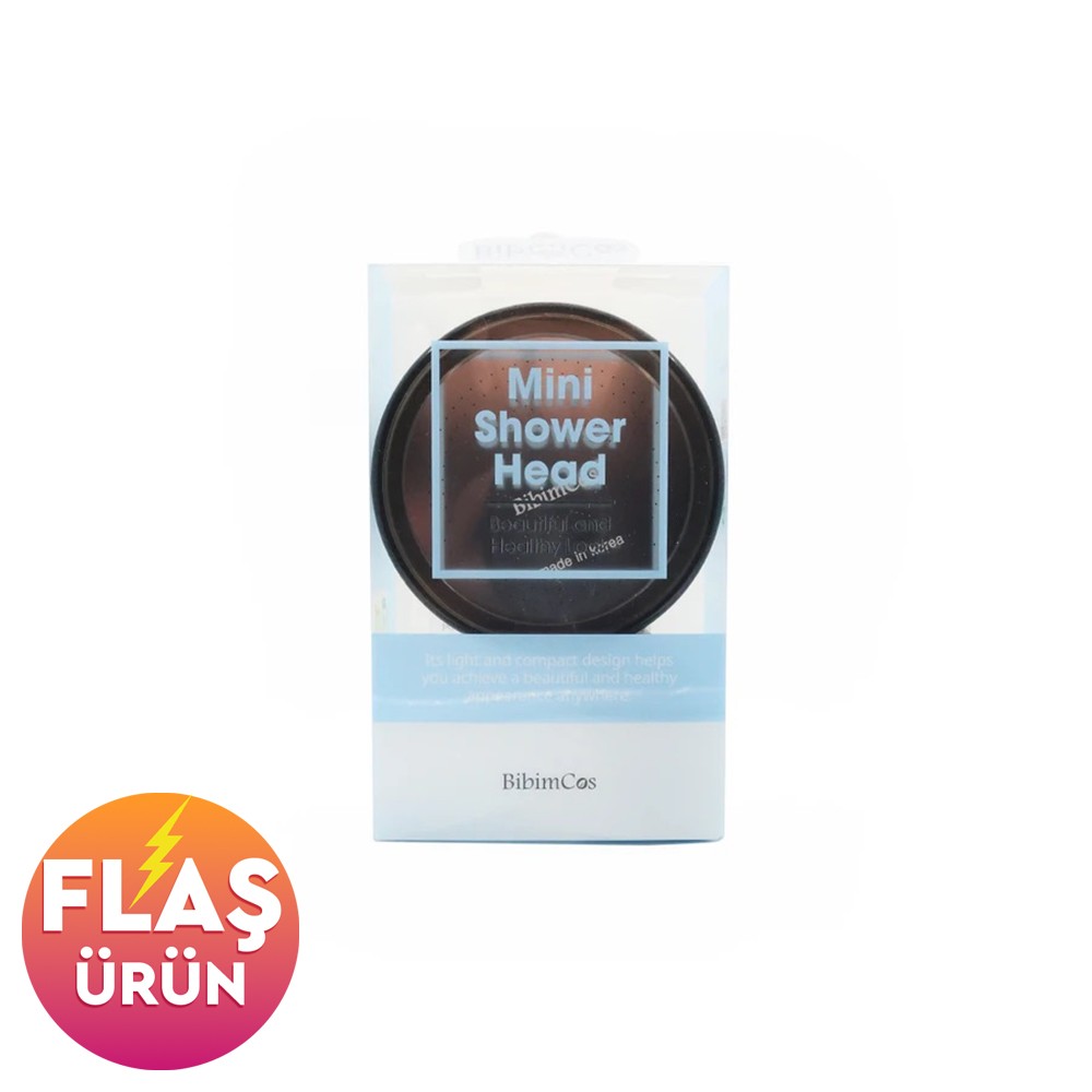 Bibimcos Mini Shower-Head - Taşınabilir Filtreli Mini Duş Başlığı