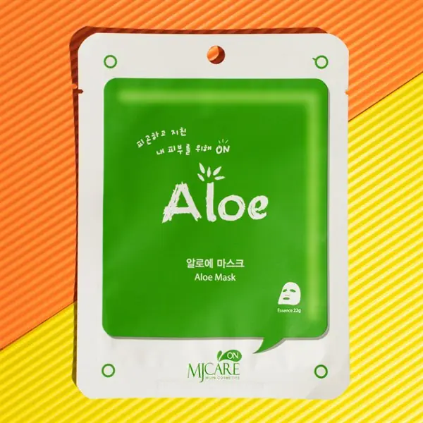 Mjcare On Aloe Mask - Aloe Vera zl Yz Maskesi | Limonian