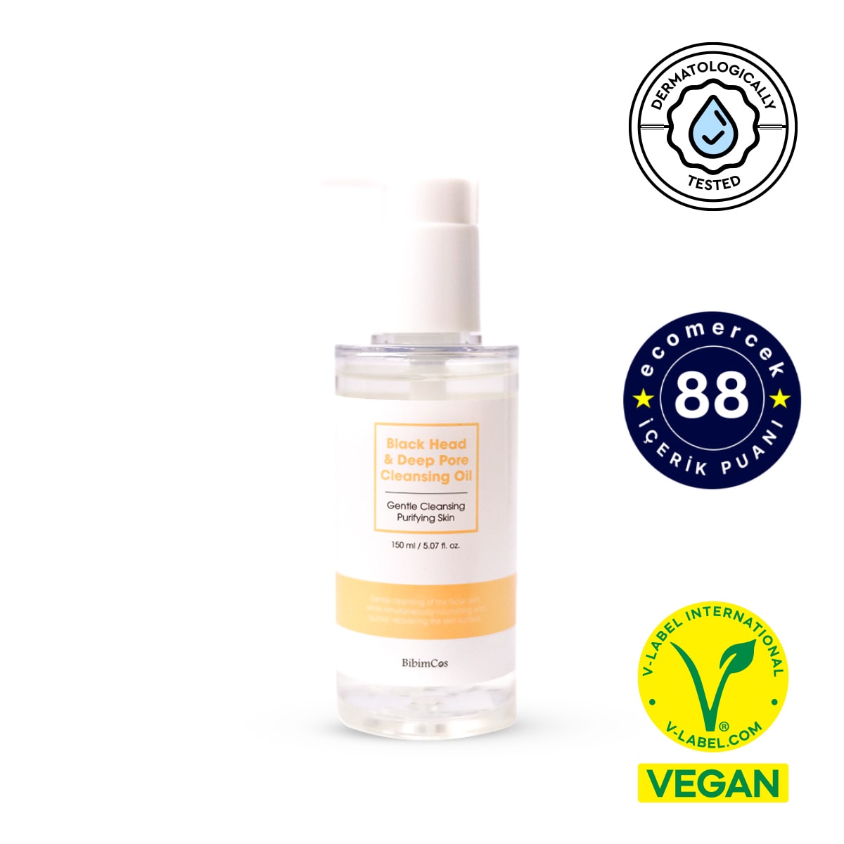 Bibimcos Black Head&Deep Pore Cleansing Oil 150ml New Version