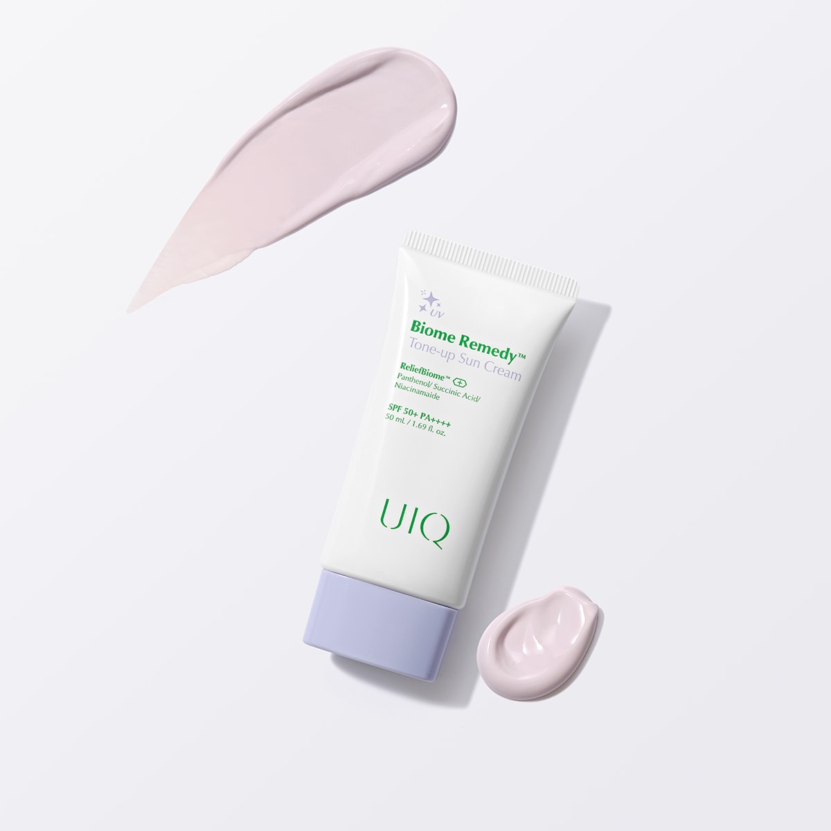 UIQ Biome Remedy™ Tone-up Sun Cream (Purple) 50ml SPF50+ ve PA++++ - Mor Renkli Tone-up Güneş Koruyucu