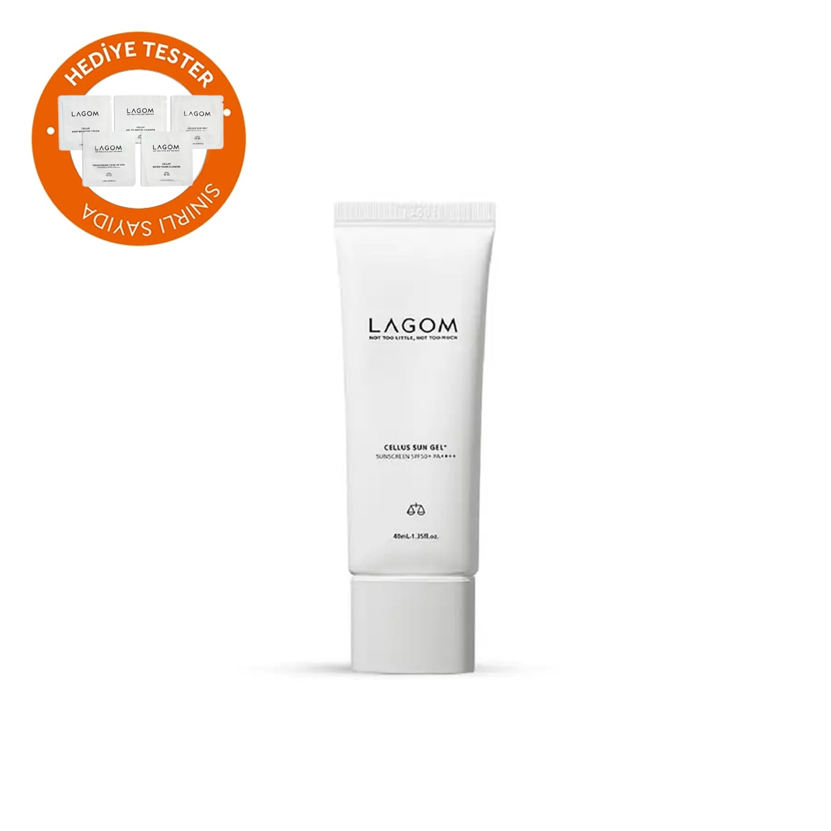 Lagom Cellus Sun Jel 40ml SPF 50+ PA++++ - Nemlendirici Etkili Güneş Koruyucu Jel 