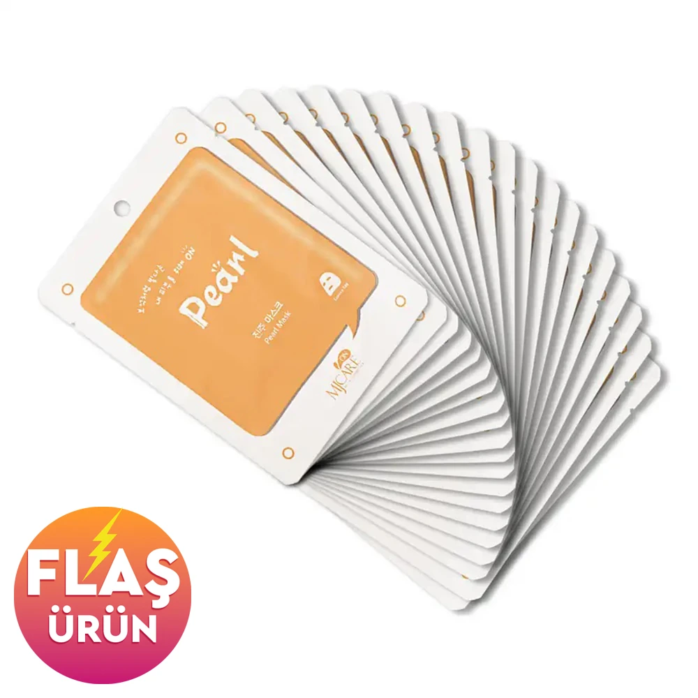 Mjcare On Pearl Mask - İnci Özlü Yüz Maskesi 20'li
