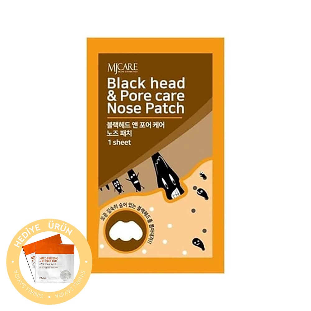 Mjcare Nose Patch - Siyah Nokta ve Gözenek İçin Temizleyici Burun Bandı