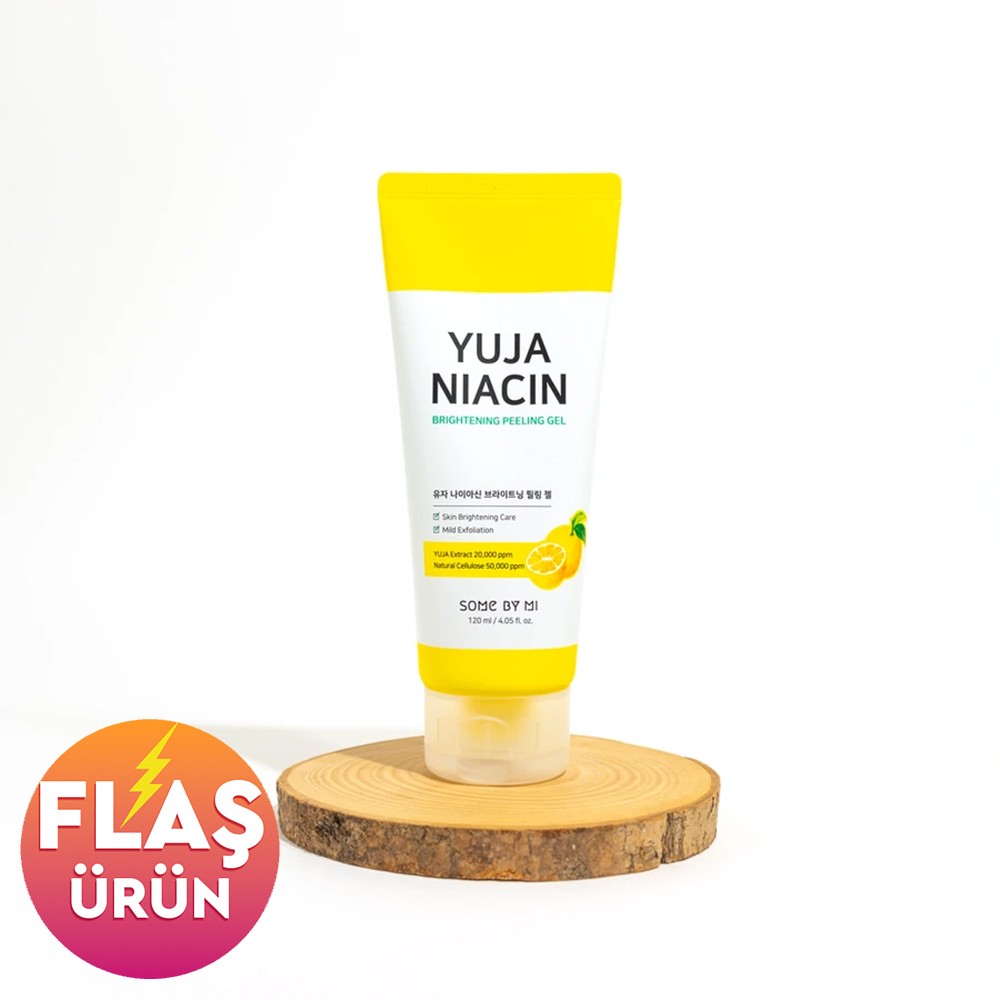 Some By Mi Yuja Niacin Brightening Peeling Gel 120ml - Cilt Aydınlatıcı Niasinamit İçeren Peeling Jel