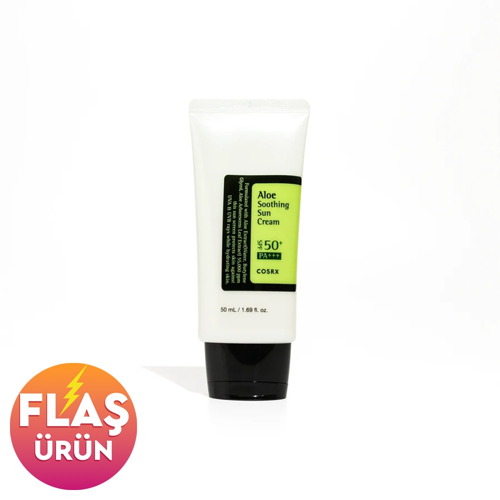 Cosrx Aloe Soothing Sun Cream SPF50+ PA+++ 50ml - Güneş Koruyucu Krem