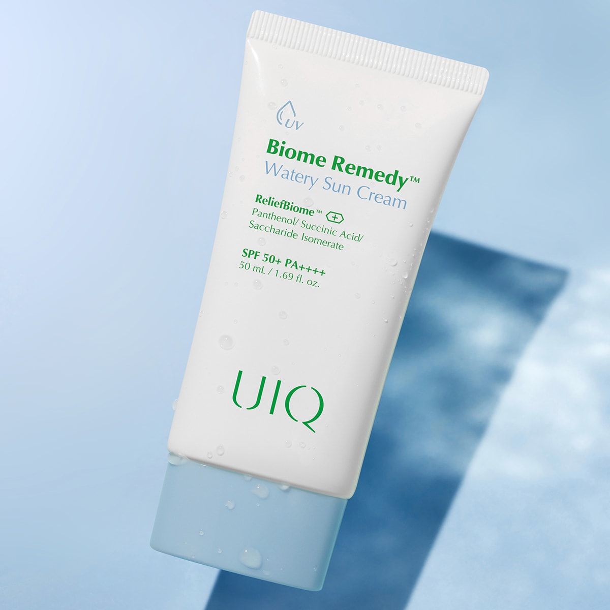 UIQ Biome Remedy™ Watery Sun Cream 50ml SPF50+ ve PA++++ - Nemlendirici Güneş Koruyucu