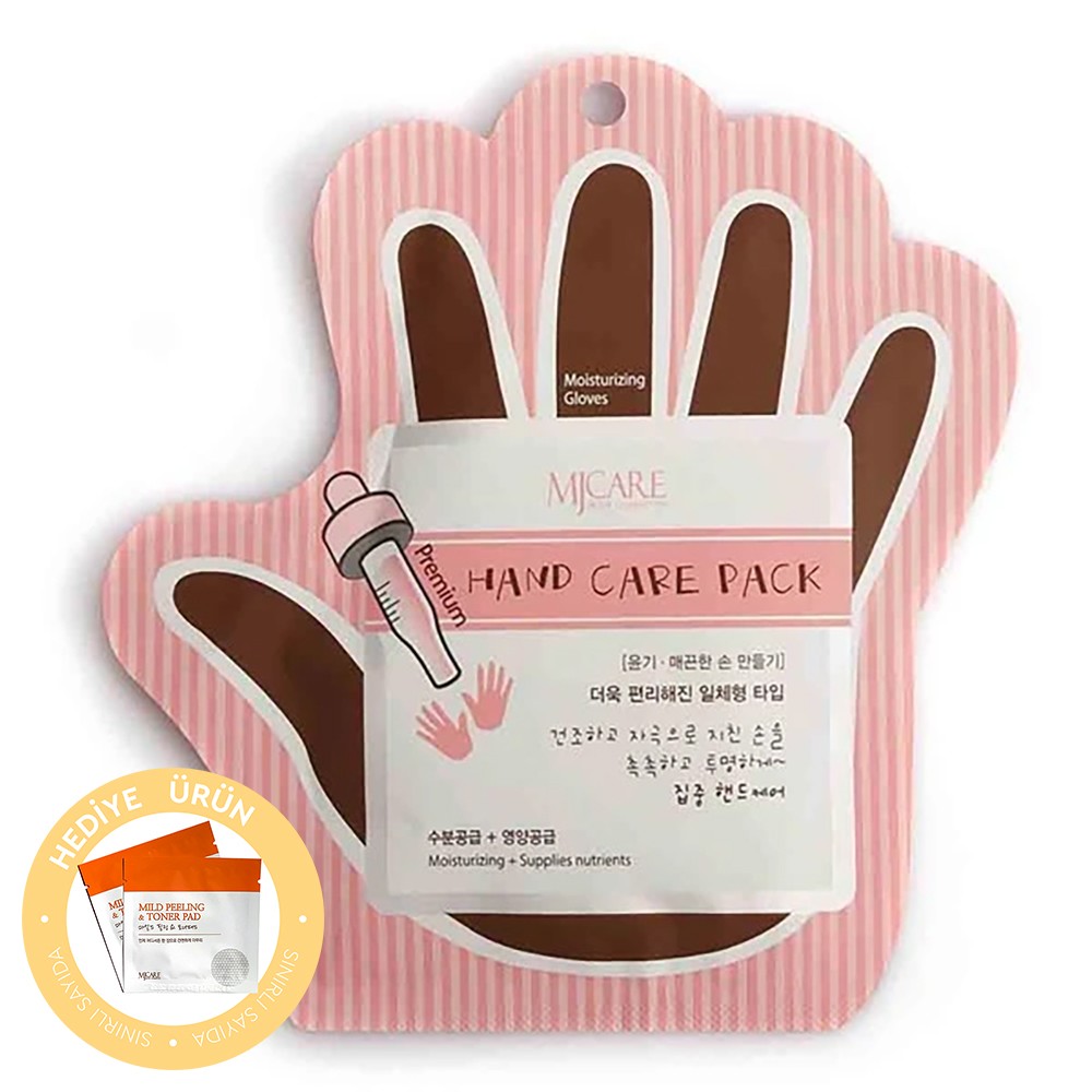 MJCARE Premium Hand Care Pack - Eldiven Tipi El Maskesi