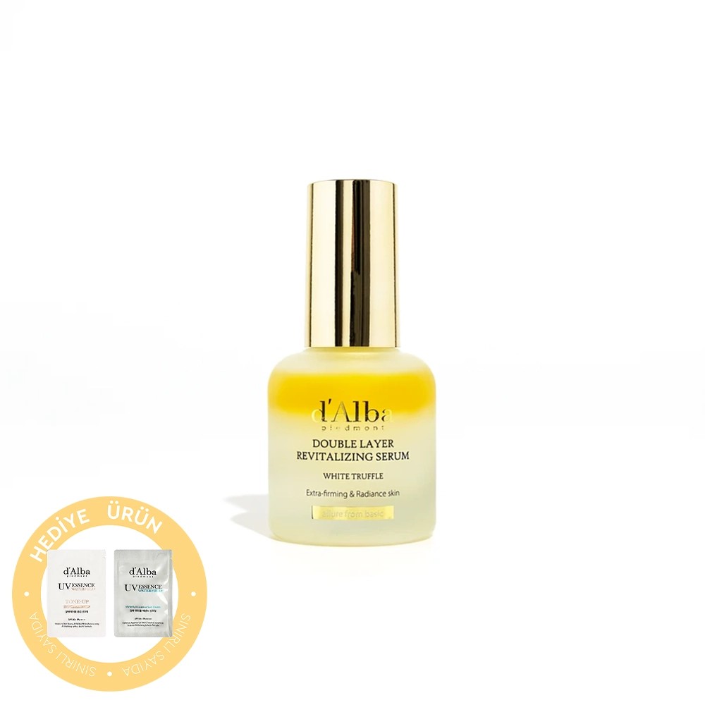 d'Alba White Truffle Double Layer Revitalizing Serum 30ml - Çift fazlı Nemlendirici ve Besleyici Serum 