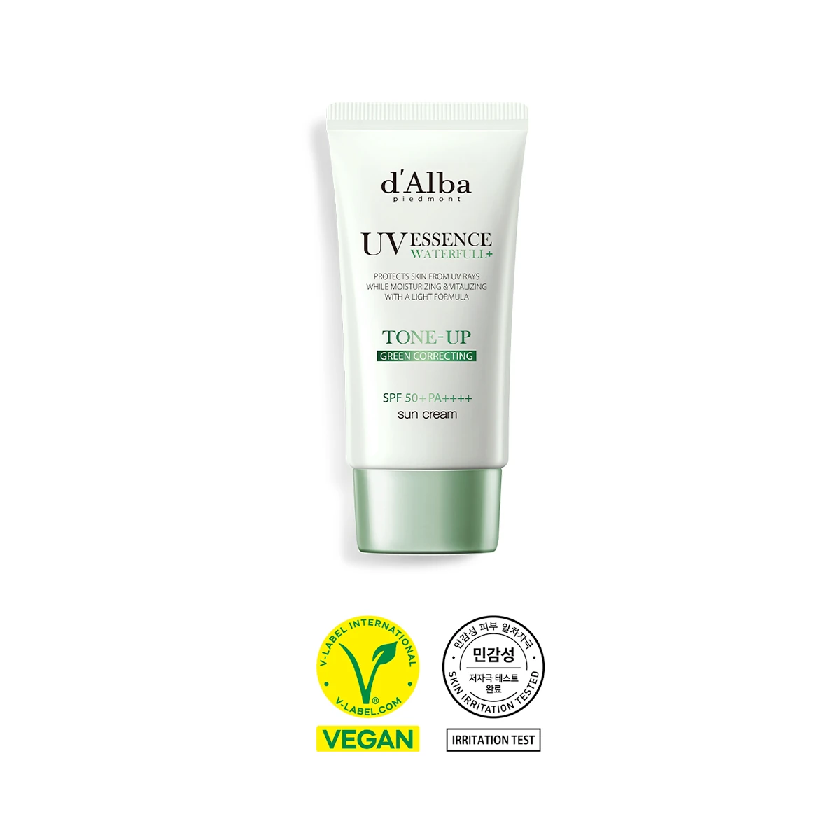 d'Alba Clean Tre Tree Liposome Tone-up Sun Cream(Green)50ml - Yeşil Tone-up Güneş Kremi