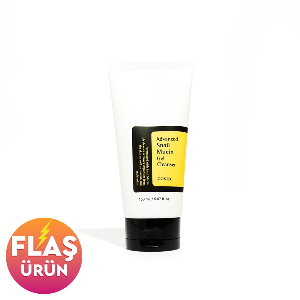 Cosrx Advanced Snail Mucin Power Gel Cleanser – 150ml  Salyangoz Özlü Temizleyici Jel