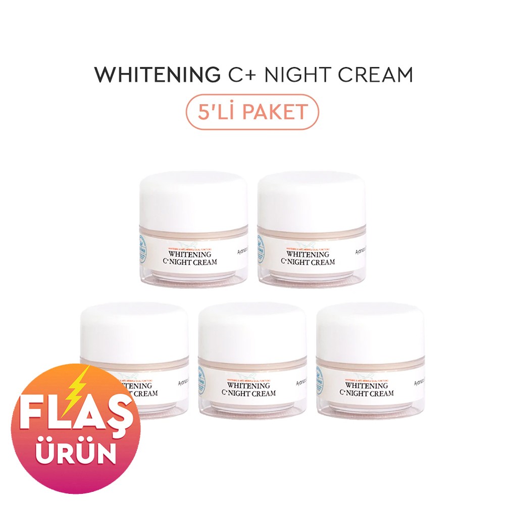 Seohwabi Whitening C+ Night Cream 10 gr (5 Adet) - Aydınlatıcı Gece Kremi