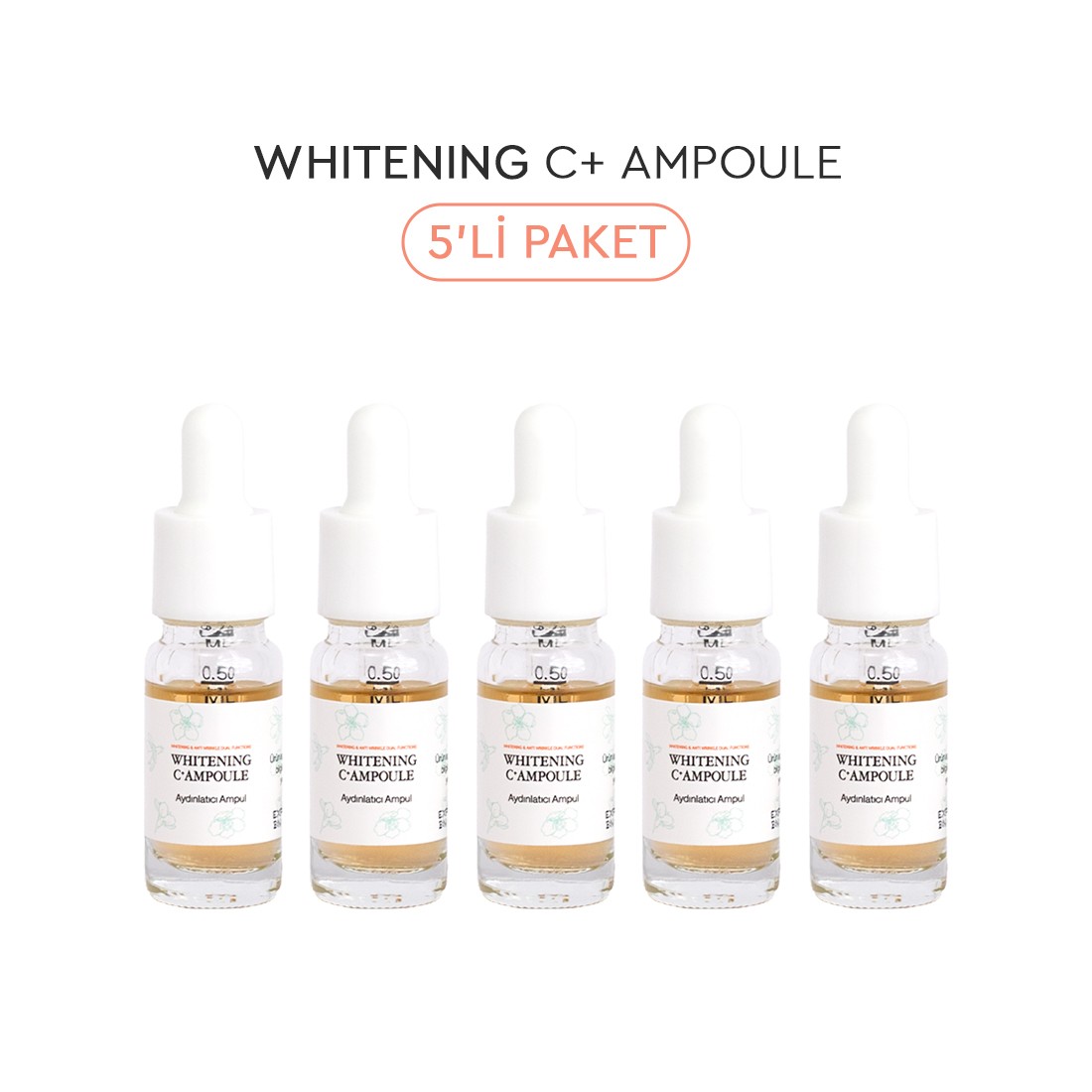 Seohwabi Whitening C+ Ampoule 10 ml (5 Adet) - Aydınlatıcı C Vitaminli Ampul