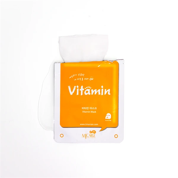 Mjcare On Vitamin Mask - Vitaminli Yüz Maskesi 20'li