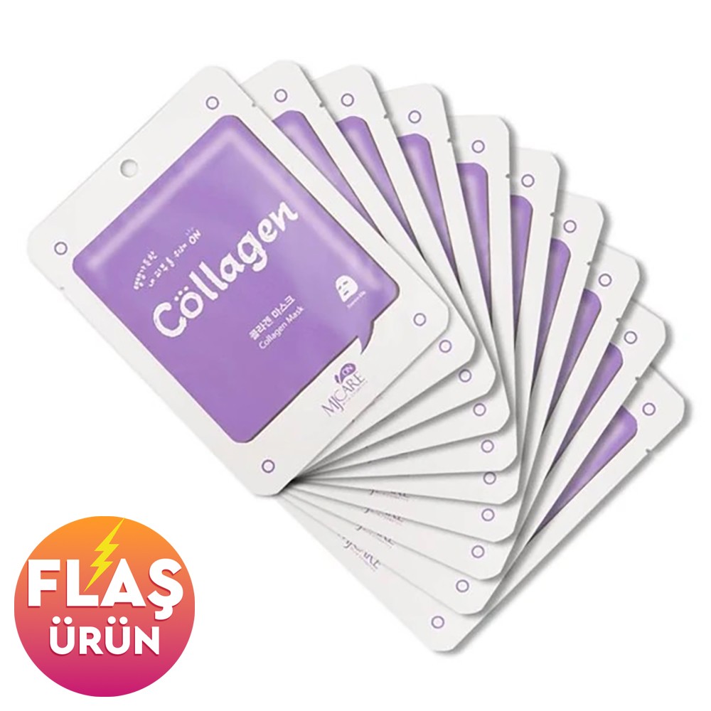 Mjcare On Collagen Mask - Kolajen Özlü Yüz Maskesi 10'lu