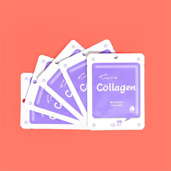 Mjcare On Collagen Mask - Kolajen Özlü Yüz Maskesi 5'li