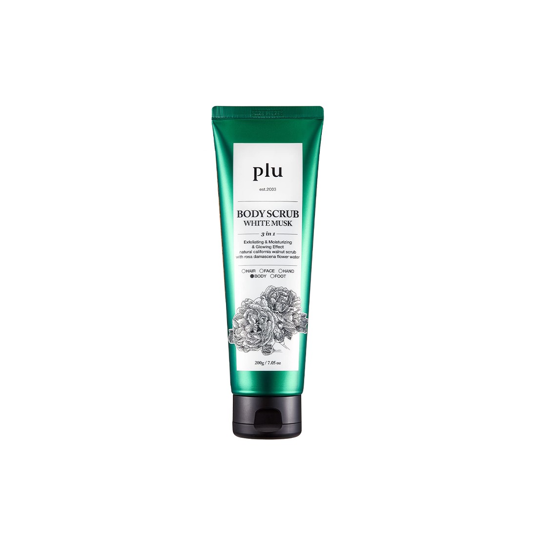 Plu Original Body Scrub White Musk 200 gr - Beyaz Miskli Vücut Peelingi