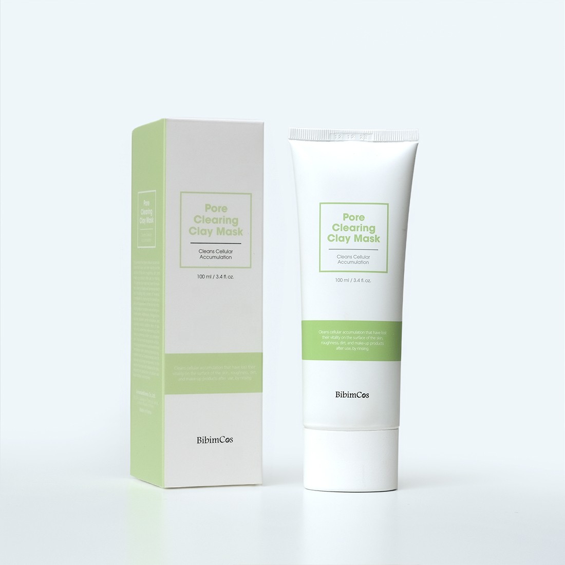 Bibimcos Pore Clearing Clay Mask 100 ml - Gözenek Temizliğine Özel Kil Maskesi New Version