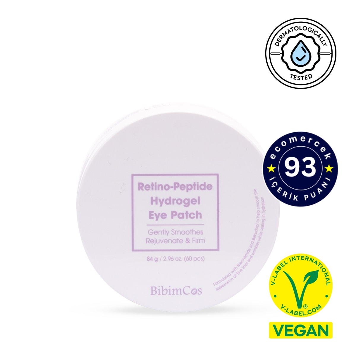 Bibimcos Retino-Peptide Hydrogel Eye Patch - Göz Maskesi