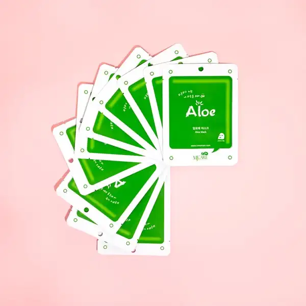 Mjcare On Aloe Mask - Aloe Vera Özlü Yüz Maskesi 20'li