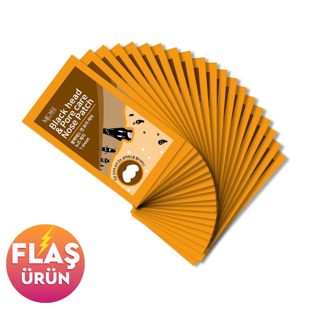 Mjcare Nose Patch - Siyah Nokta ve Gözenek İçin Temizleyici Burun Bandı 20'li