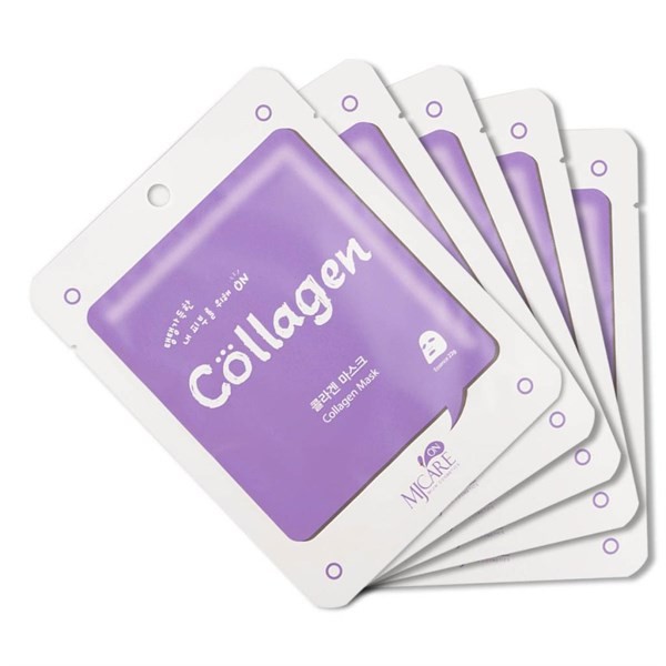 Mjcare On Collagen Mask - Kolajen Özlü Yüz Maskesi 5'li