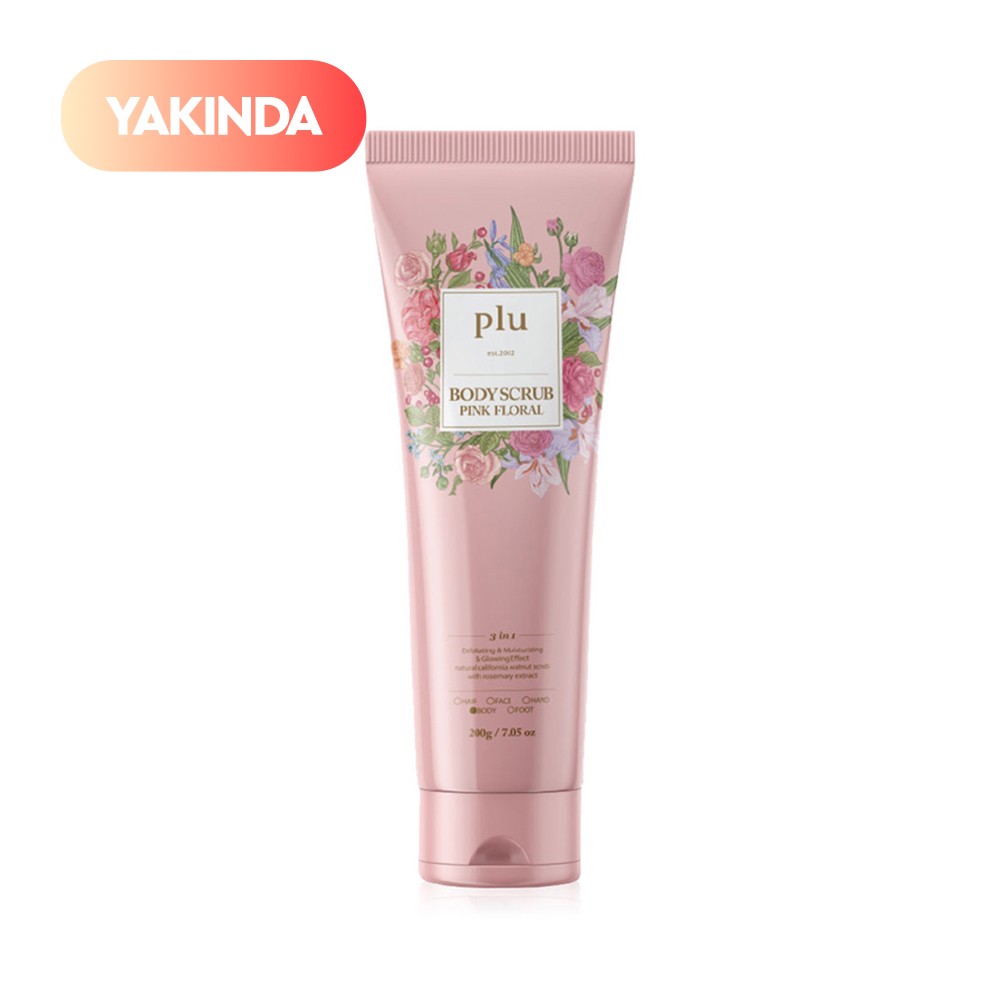 Plu Original Body Scrub Pink Floral 200 gr - Çiçek Kokulu Vücut Peelingi