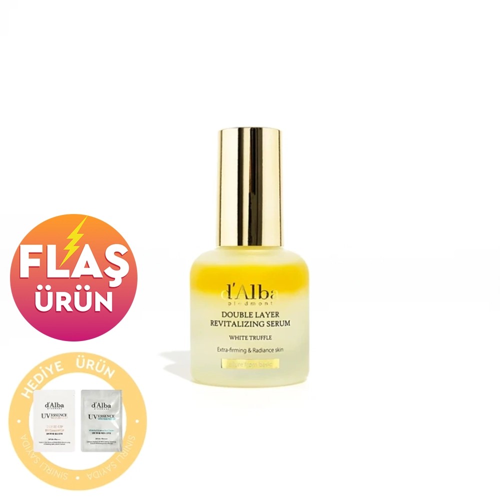 d'Alba White Truffle Double Layer Revitalizing Serum 30ml - Çift fazlı Nemlendirici ve Besleyici Serum 