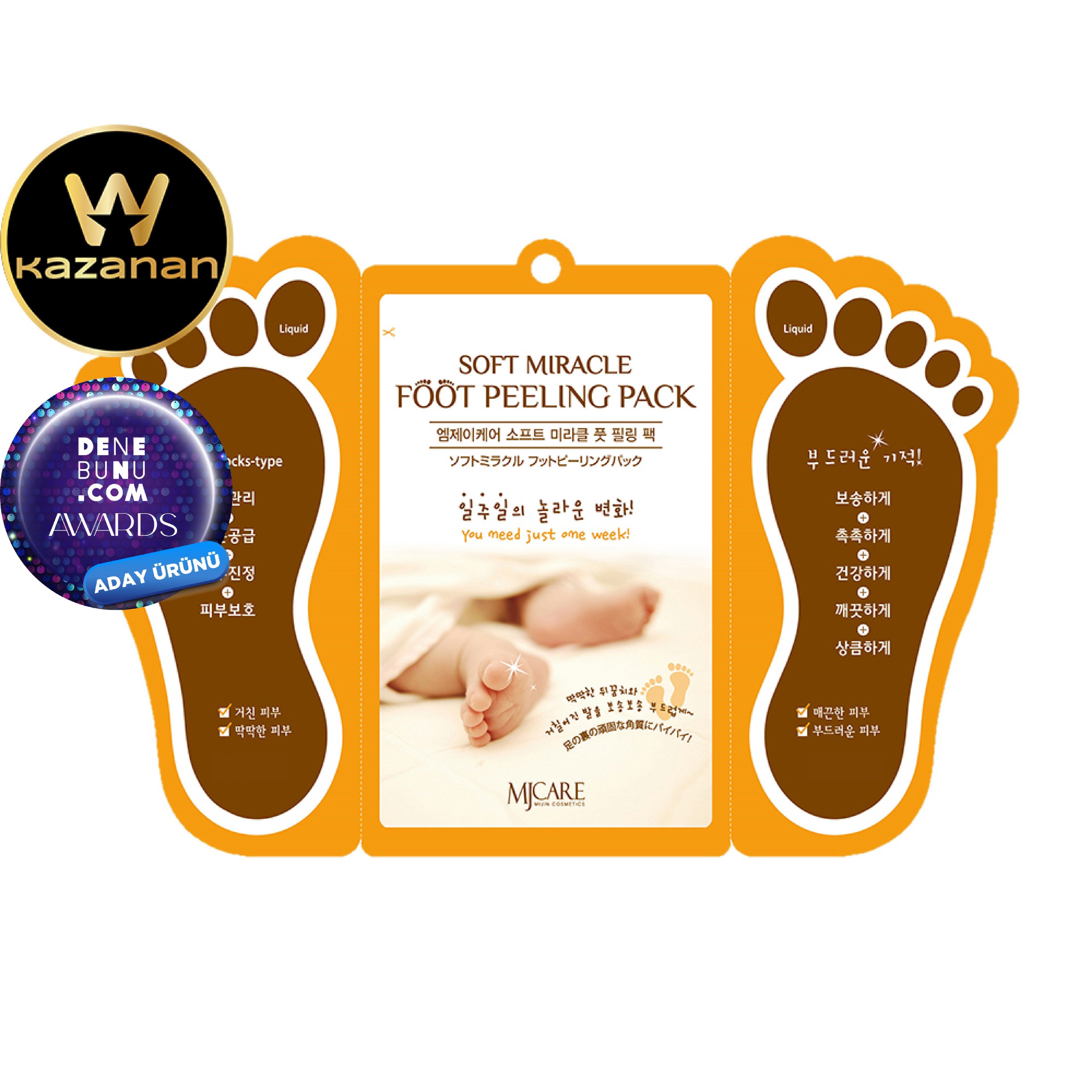 Mjcare Soft Miracle Foot Peeling Pack